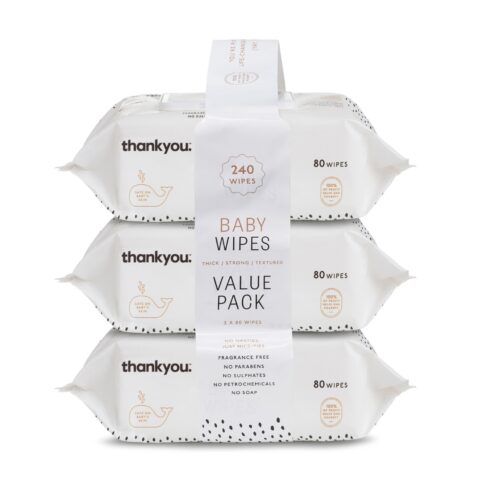 Thankyou – Baby Wipes 3-Pack